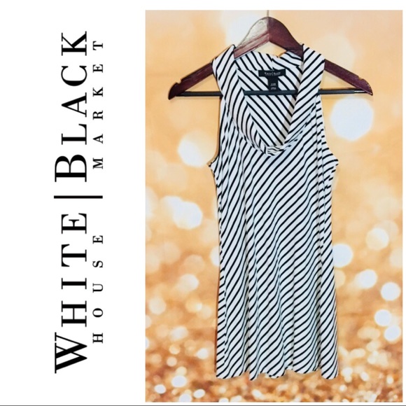 White House Black Market Dresses & Skirts - 🔥3 for $20 WHBM Striped Tunic Tank Dress
